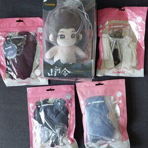 NEW Rua Word of Honor Shan He Ling Wen Kexing 20cm Plush Costumes Clothes Japan